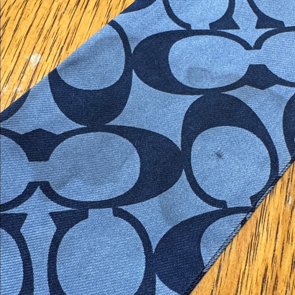COACH SIGNATURE SILK SCARF - Picture 8 of 9